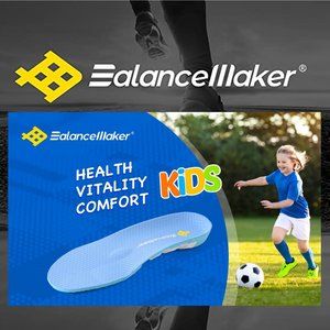 BALANCEMAKER Kids Orthotic Insole (High Arch Feet) Arch Support  - US K 12C -NEW